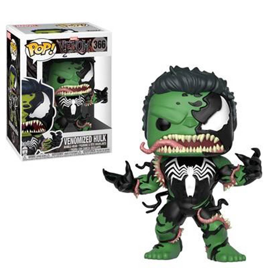 POP Marvel 366 Marvel Venom Venomized Hulk Vinyl Bobble Head