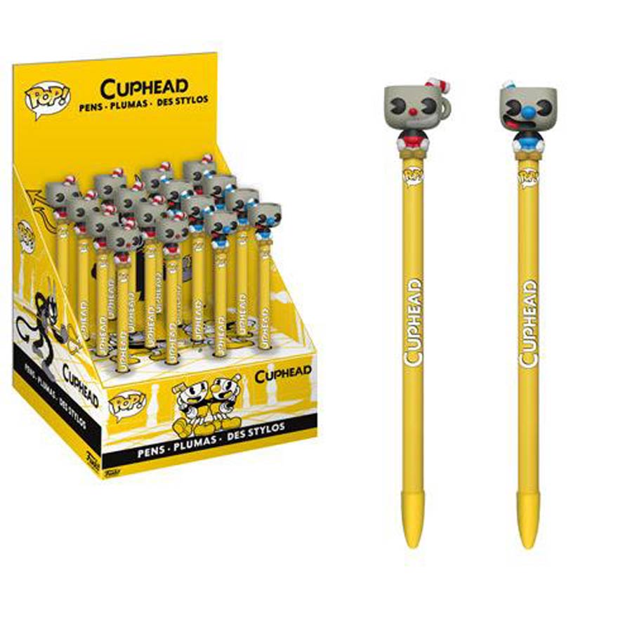 POP Cuphead Pen Topper Assortment Case