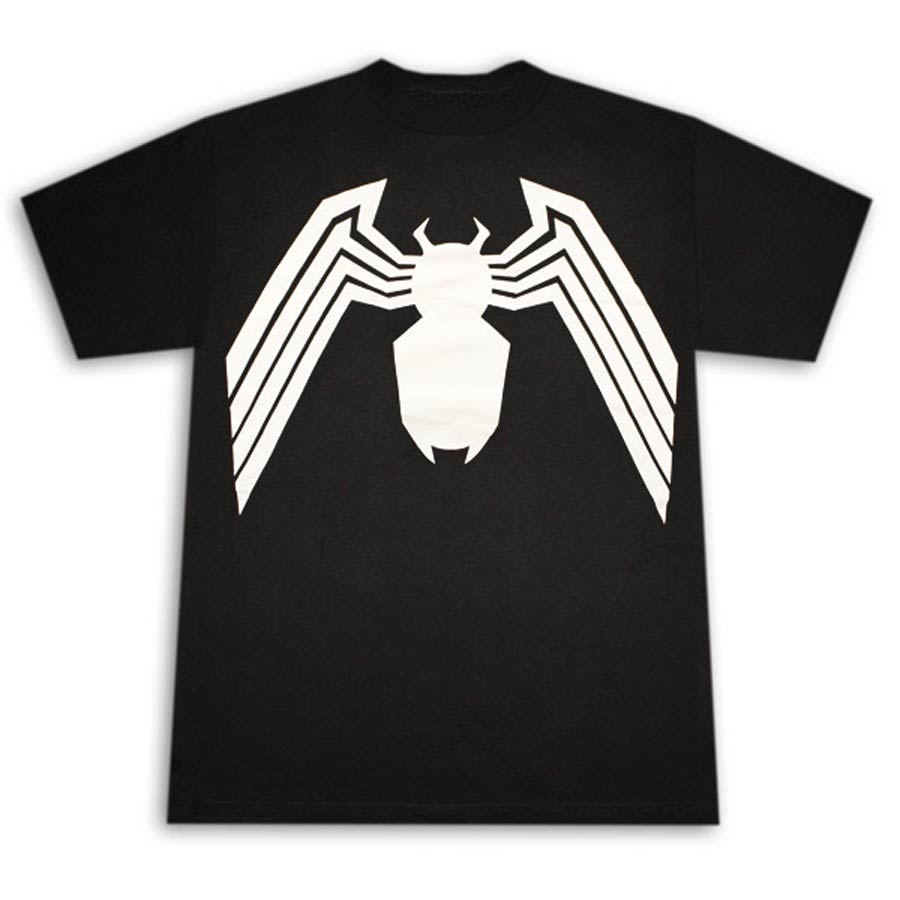 Venom Suit Fitted Jersey Black Mens T-Shirt Large