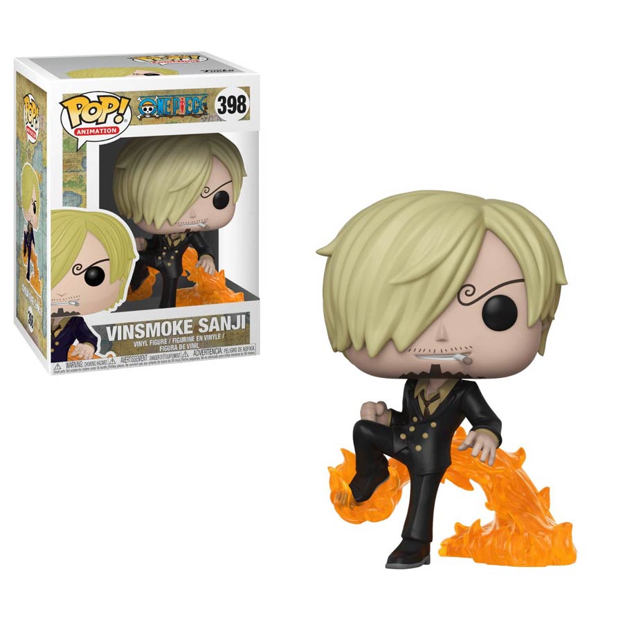 POP Animation 398 One Piece Vinsmoke Sanji Fishman Vinyl Figure