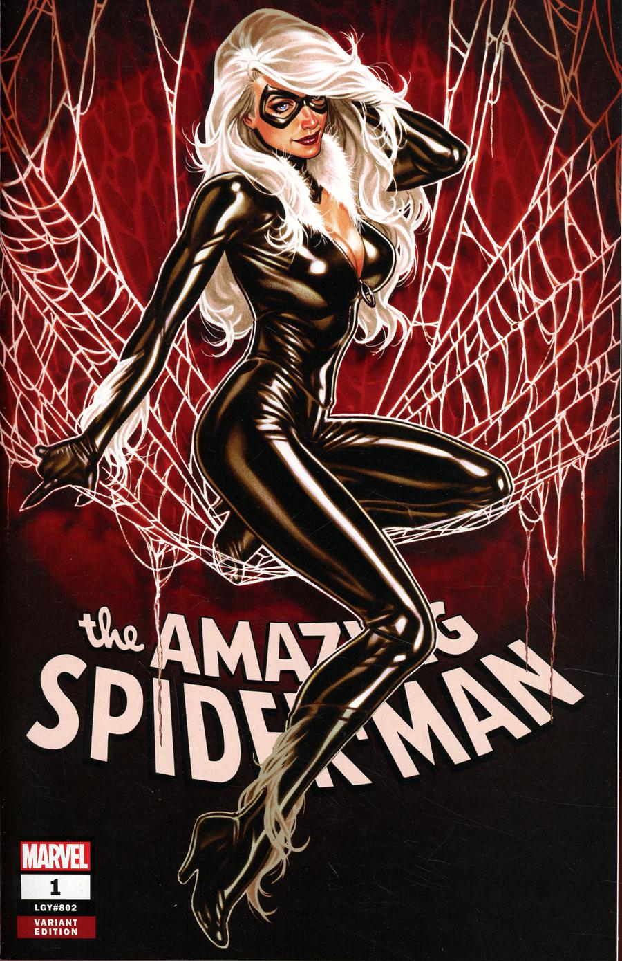 Amazing Spider-Man Vol 5 #1 Cover Q Comic Sketch Art Exclusive Mark Brooks Black Cat Variant Cover