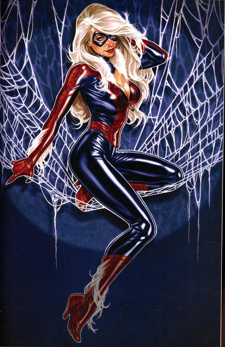 Amazing Spider-Man Vol 5 #1 Cover R Comic Sketch Art Exclusive Mark Brooks Black Cat Spider-Suit Variant Cover