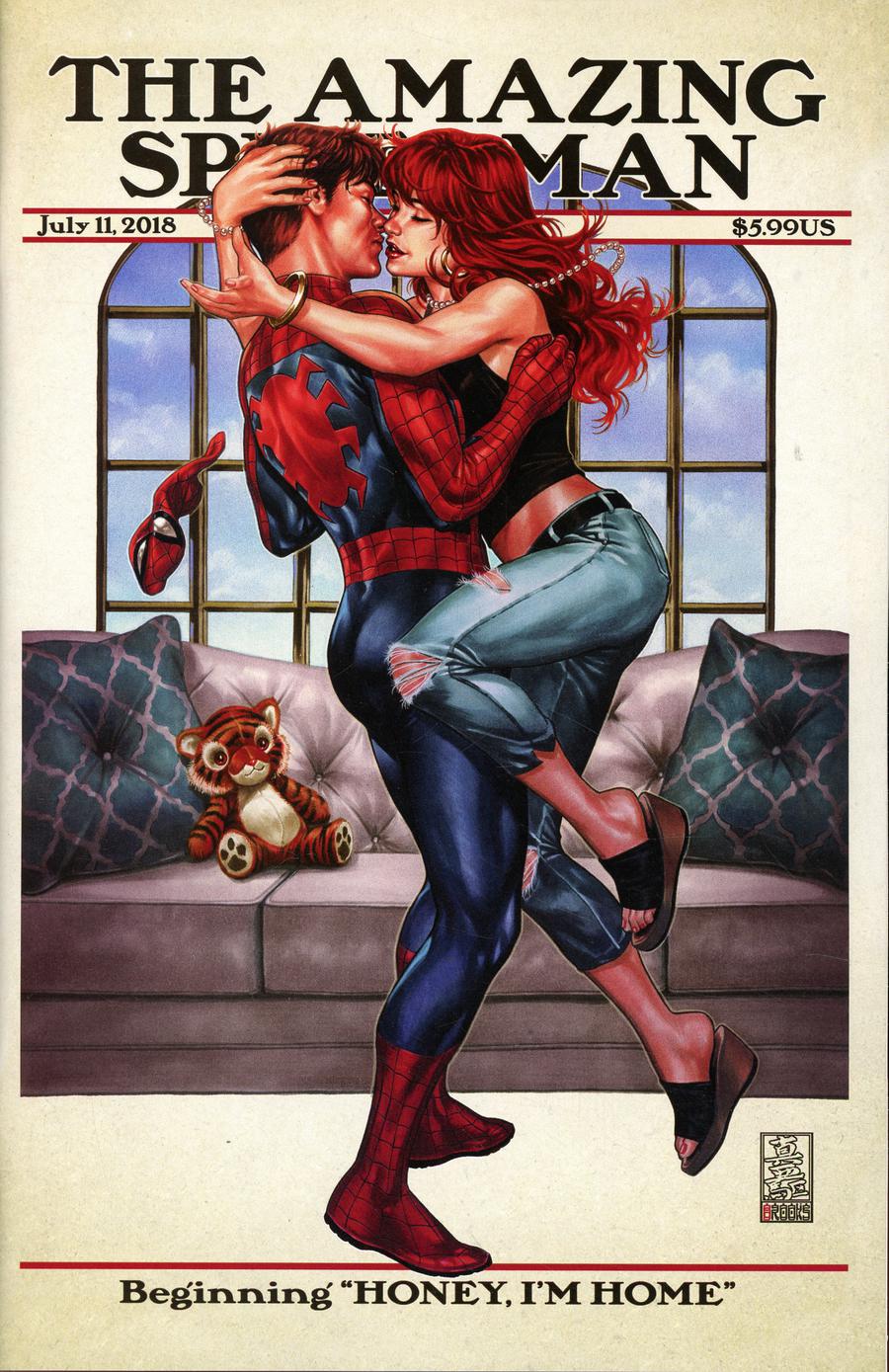 Amazing Spider-Man Vol 5 #1 Cover T Comic Sketch Art Exclusive Mark Brooks Super Secret Variant Cover