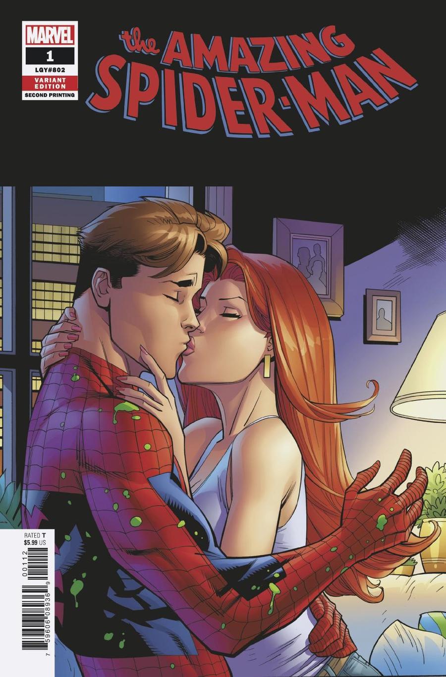 Amazing Spider-Man Vol 5 #1 Cover V 2nd Ptg Variant Ryan Ottley Cover