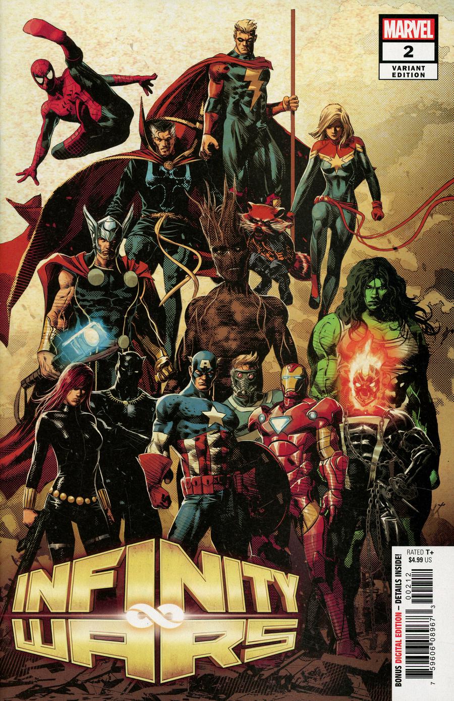 Infinity Wars #2 Cover F 2nd Ptg Variant Mike Deodato Cover