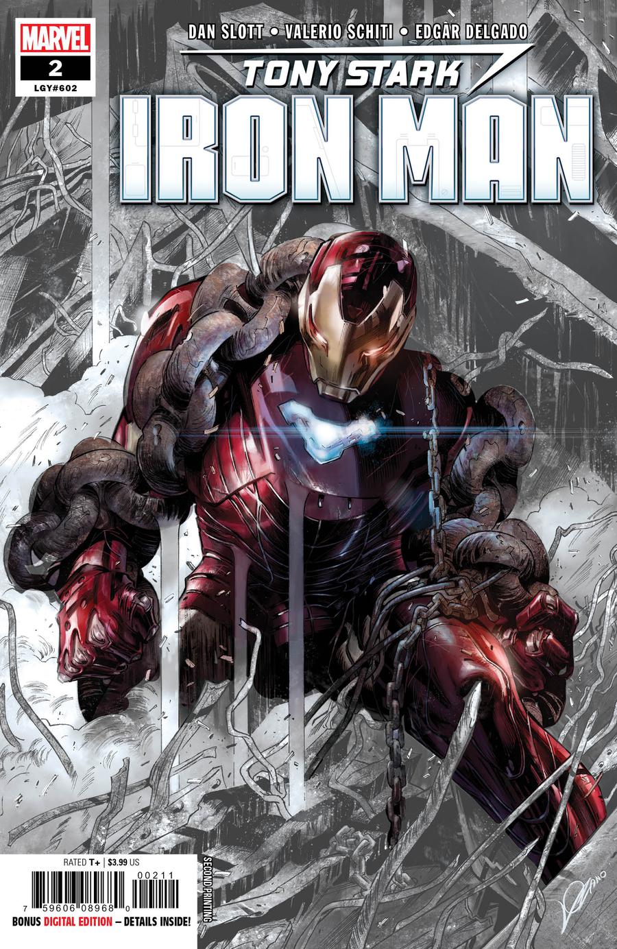 Tony Stark Iron Man #2 Cover C 2nd Ptg Variant Alexander Lozano Cover
