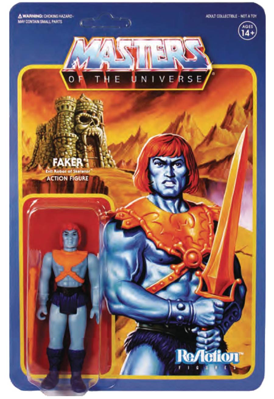 Masters Of The Universe Reaction Figure - Faker