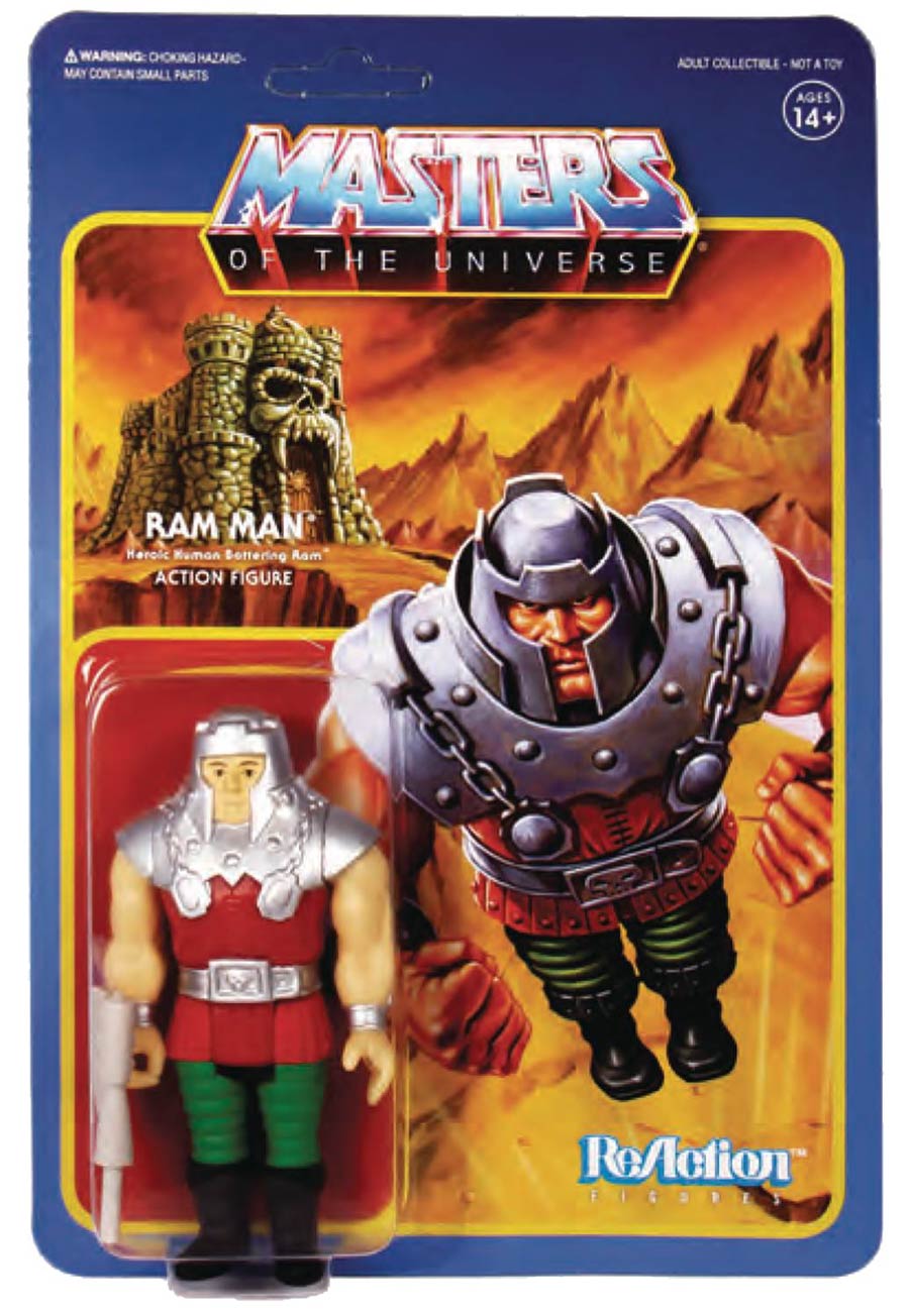 Masters Of The Universe Reaction Figure - Ram Man