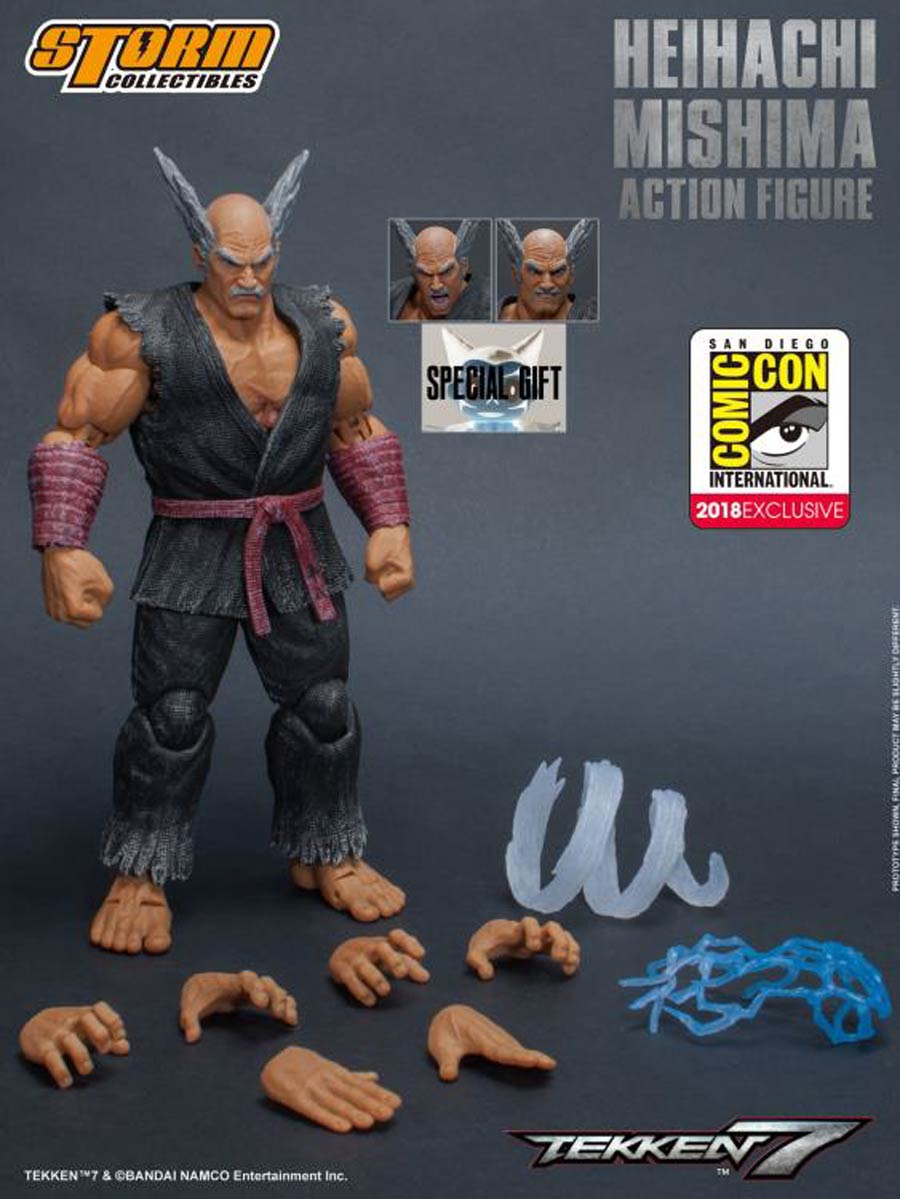 Tekken 7 1/12 - Heihachi Mishima SDCC Exclusive Special Edition Action Figure