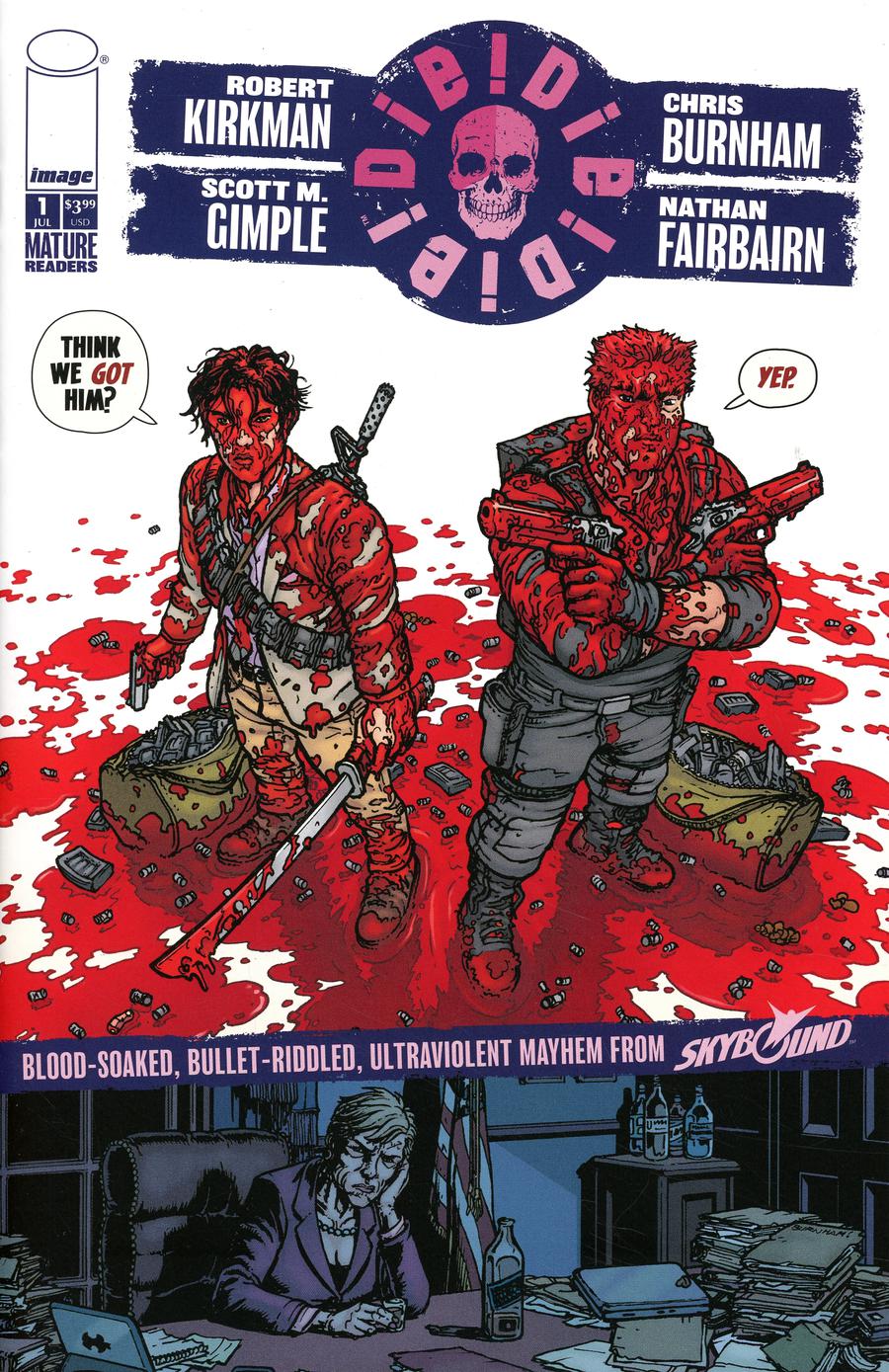 Die Die Die #1 Cover J Chris Burnham & Nathan Fairbairn Yep Cover