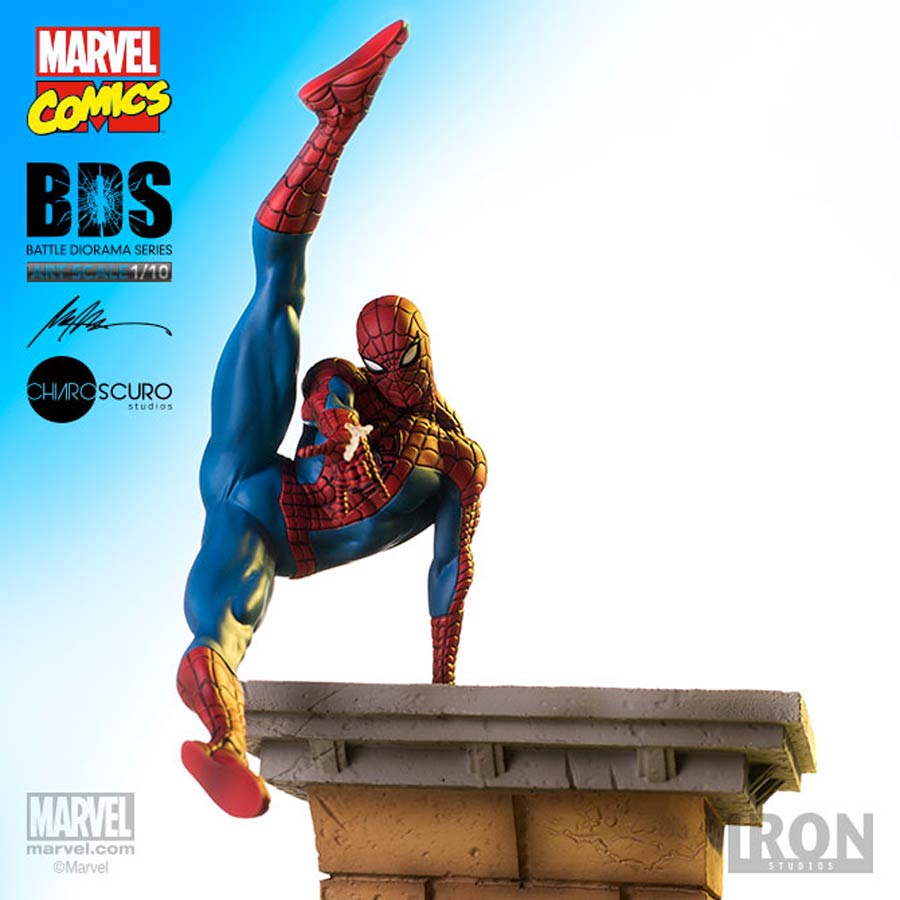 Spider-Man Battle Diorama Series Art Scale 1/10 - Spider-Man By Rafael Albuquerque Statue