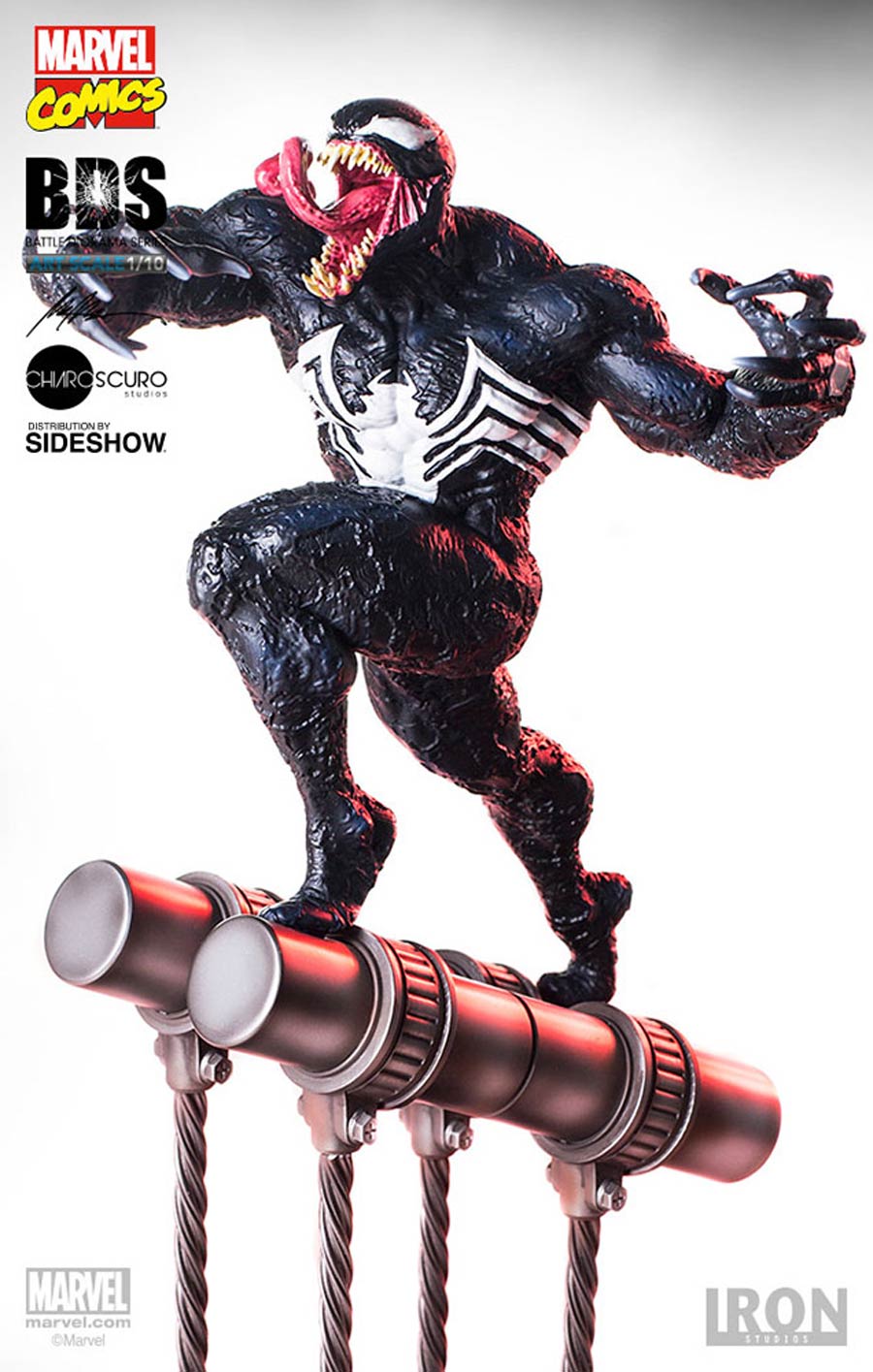 Spider-Man Battle Diorama Series Art Scale 1/10 - Venom By Rafael Albuquerque Statue
