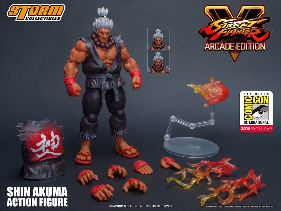 Street Fighter V Arcade Edition 1/12 - Shin Akuma SDCC Exclusive Action Figure