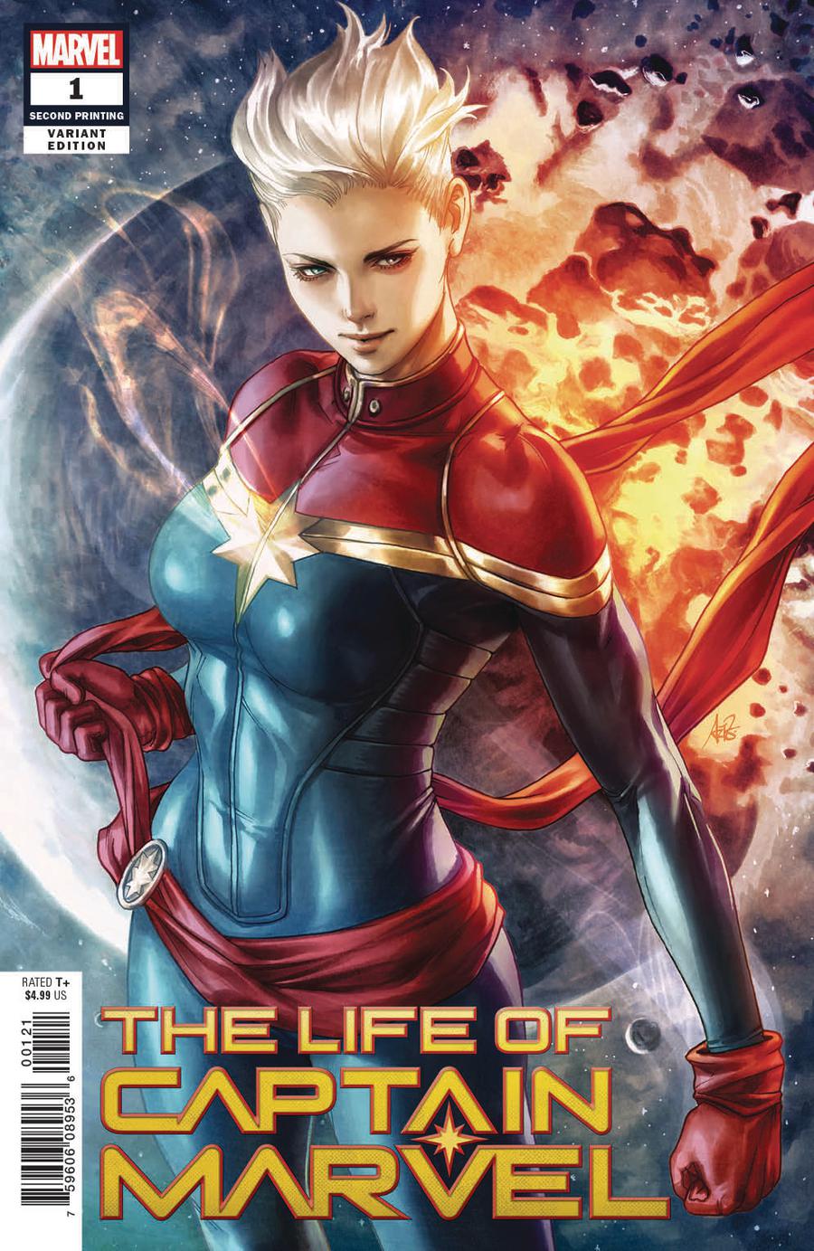 Life Of Captain Marvel Vol 2 #1 Cover I 2nd Ptg Variant Stanley Artgerm Lau Cover