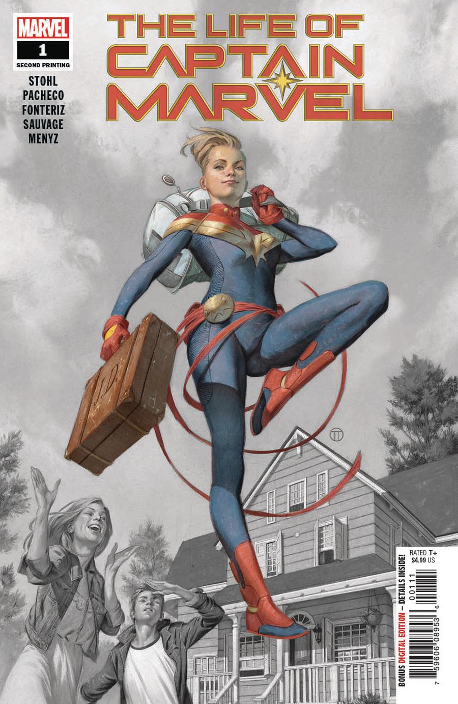 Life Of Captain Marvel Vol 2 #1 Cover J 2nd Ptg Variant Julian Totino Todesco Cover