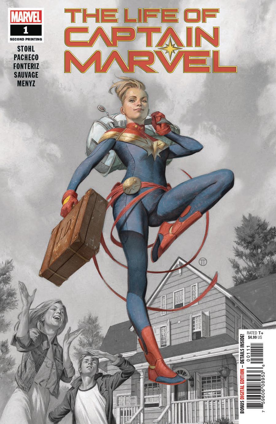 Life Of Captain Marvel Vol 2 #1 Cover J 2nd Ptg Variant Julian Totino Todesco Cover