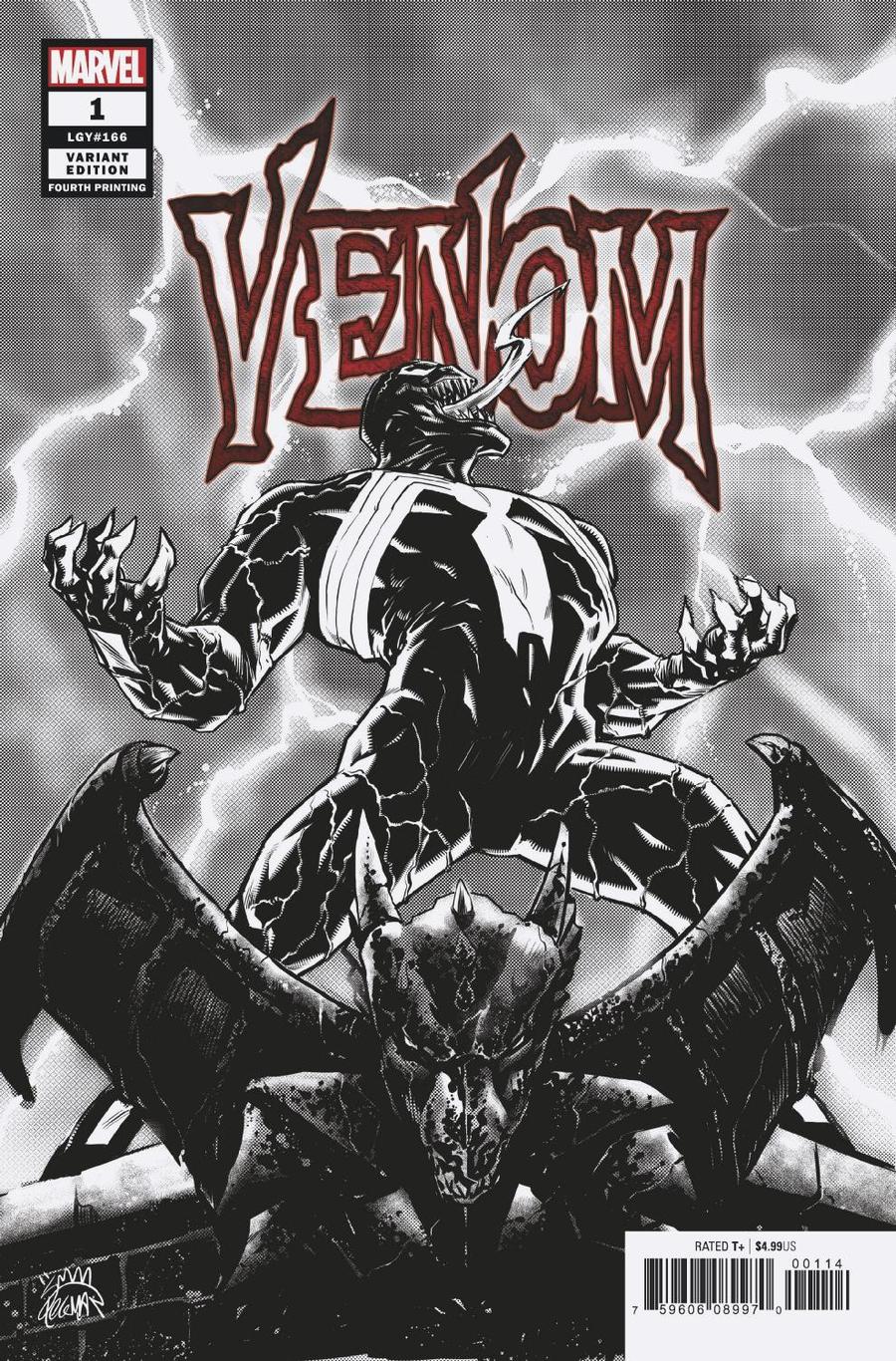 Venom Vol 4 #1 Cover P 4th Ptg Variant Ryan Stegman Cover