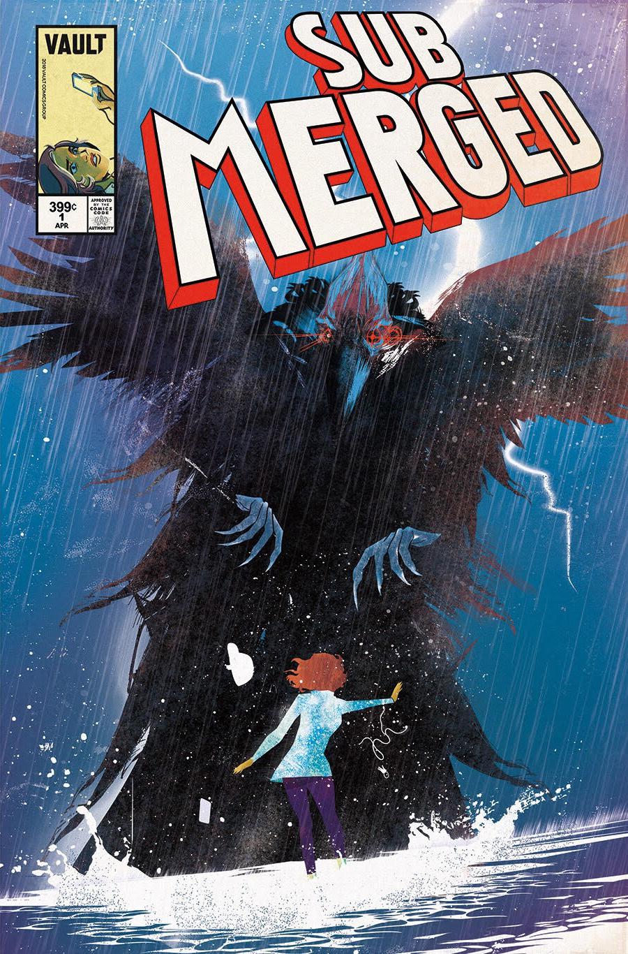 Submerged #1 Cover C 2nd Ptg Variant Tim Daniel Cover