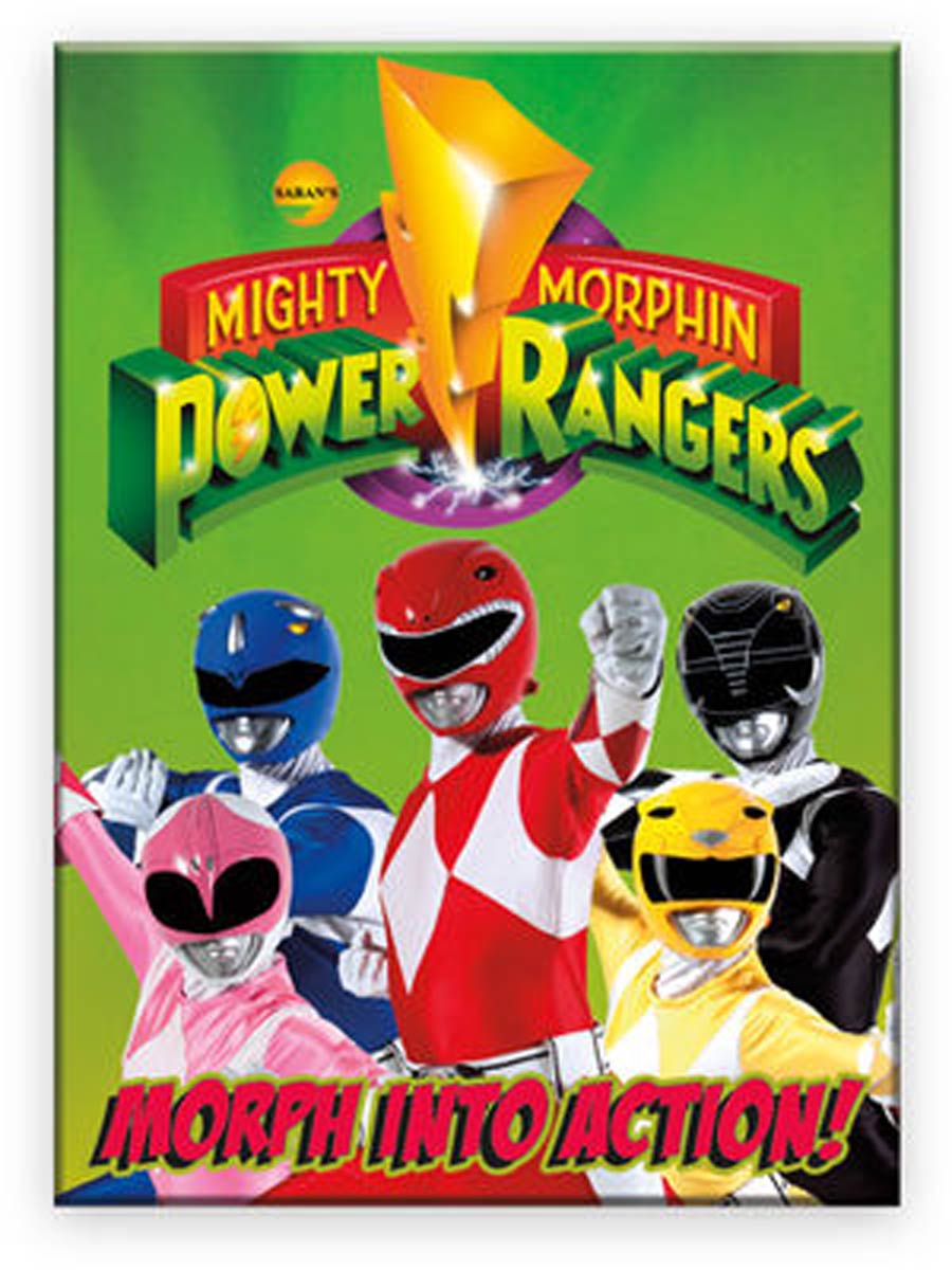 Mighty Morphin Power Rangers Magnet - Action
