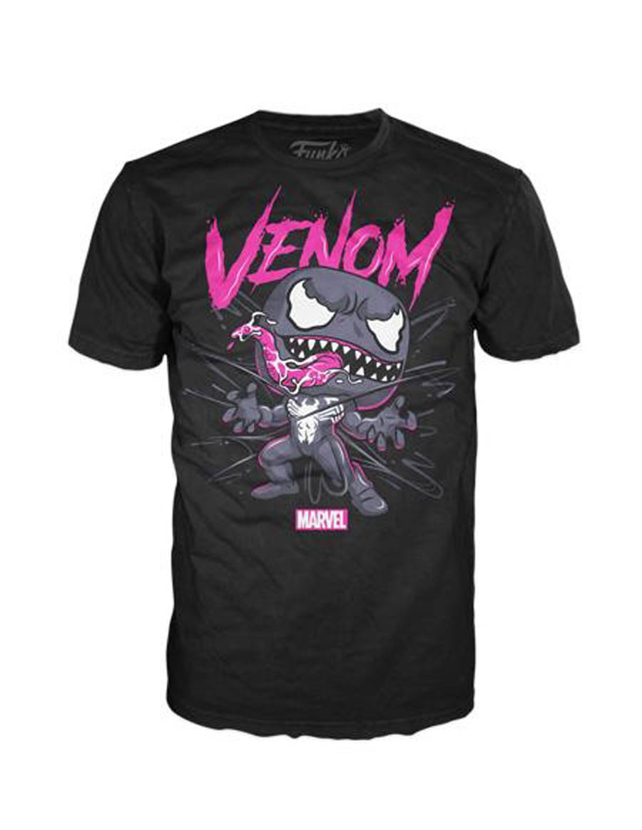 POP Tees Marvel Venom With Goop T-Shirt Large