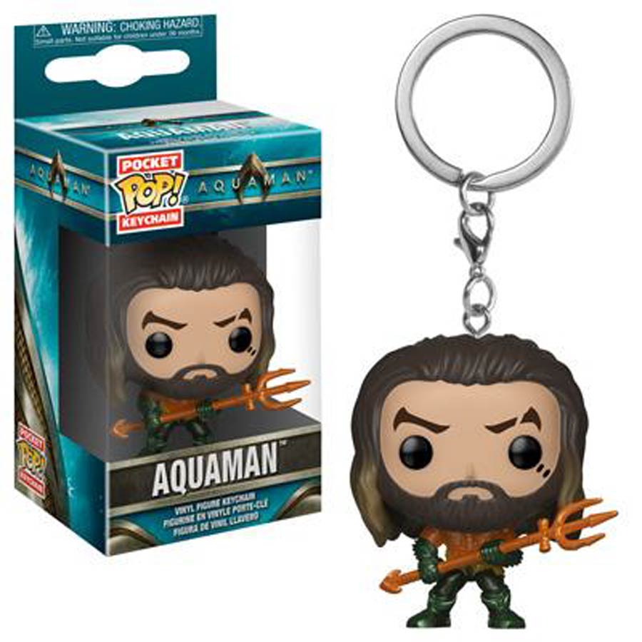 POP Aquaman Movie Aquaman Vinyl Pocket Keychain
