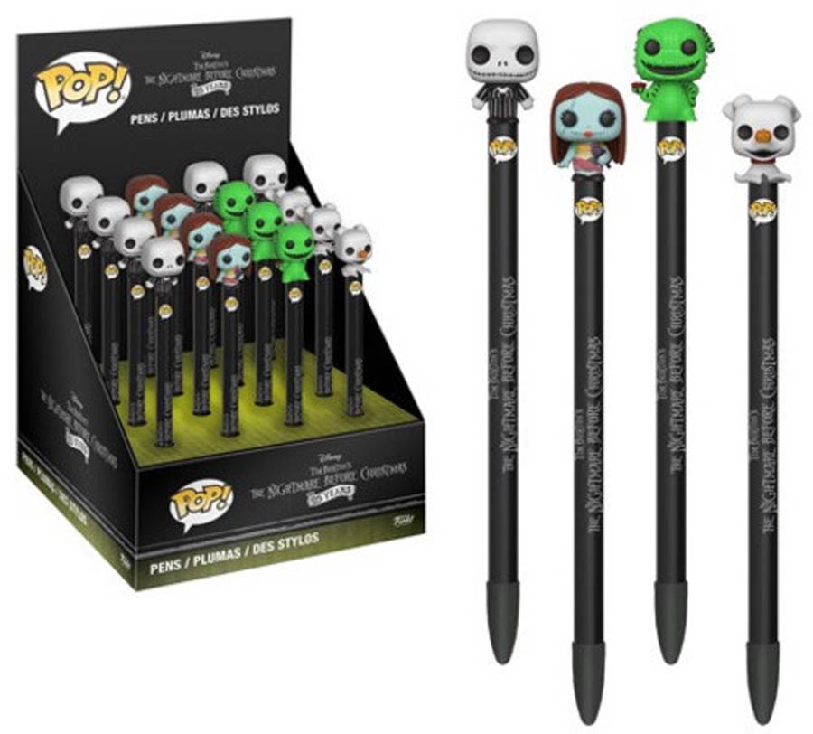 POP Nightmare Before Christmas Pen Topper Assortment of 16 pens