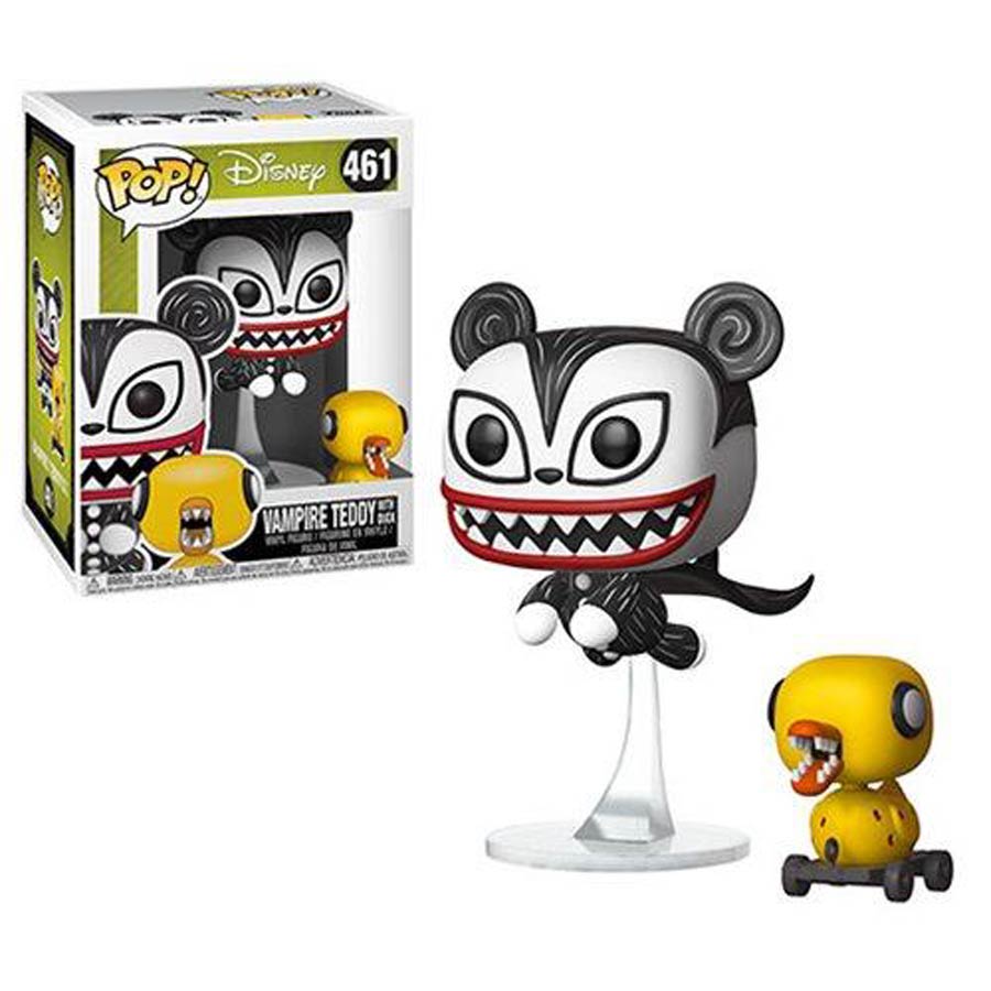 POP Disney 461 Nightmare Before Christmas Vampire Teddy With Undead Duck Vinyl Figure