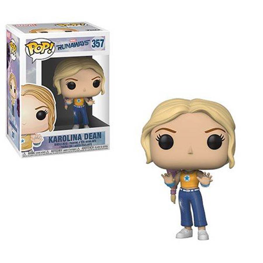 POP Marvel 357 Marvels Runaways Karolina Dean Vinyl Bobble Head