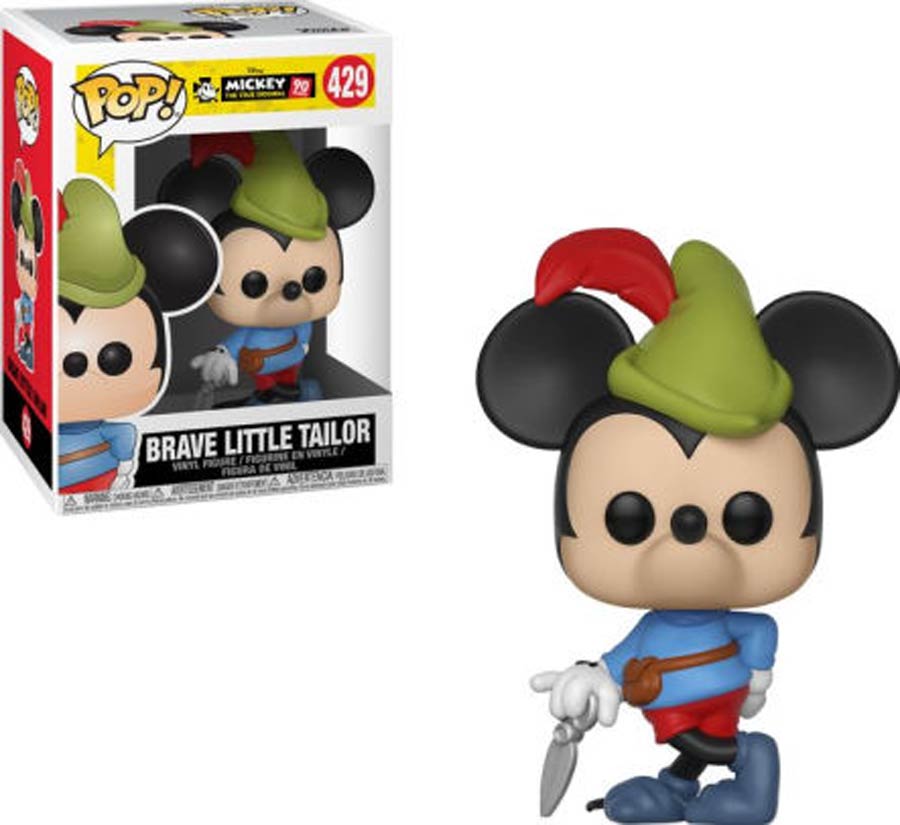 POP Disney 429 Mickeys 90th Anniversary Brave Little Tailor Vinyl Figure