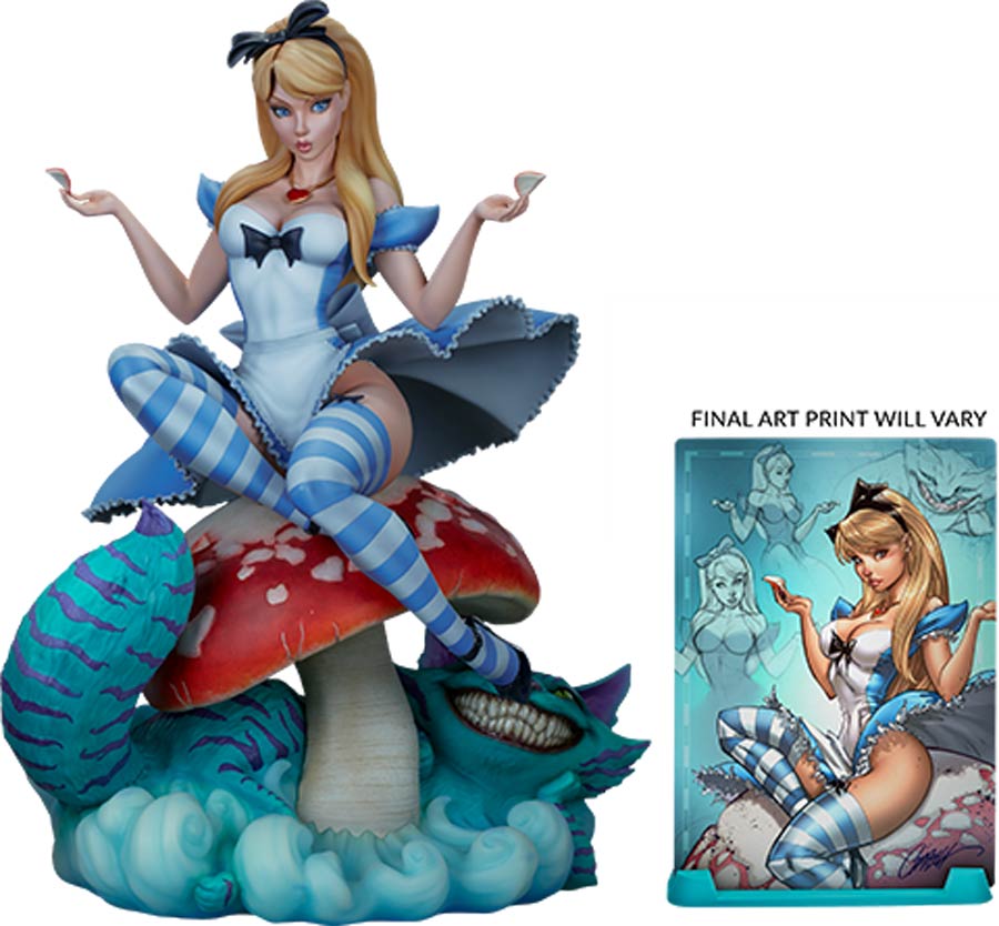 Alice In Wonderland By J Scott Campbell Fairytale Fantasies Collection Statue