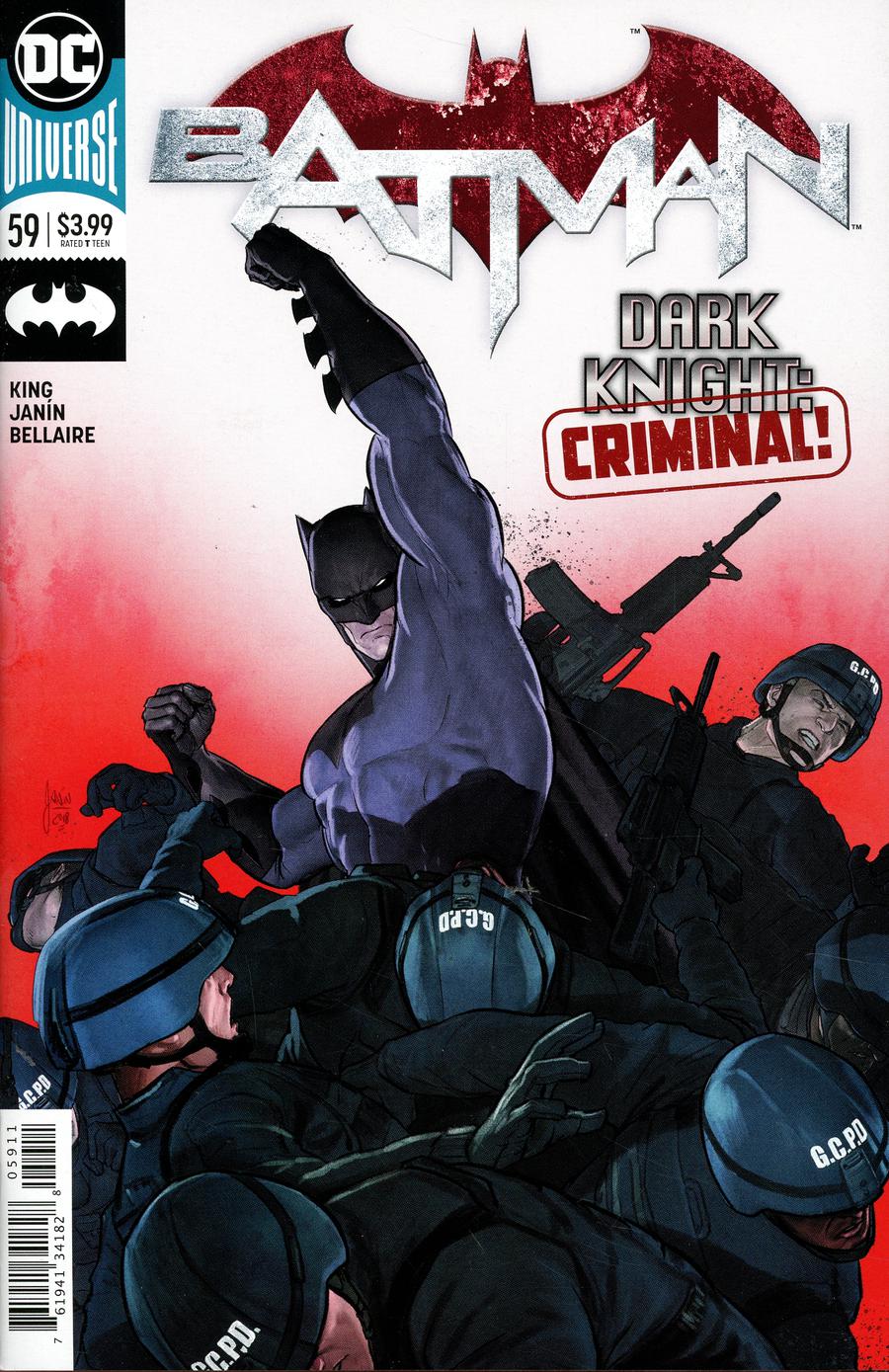 Batman Vol 3 #59 Cover A Regular Mikel Janin Cover
