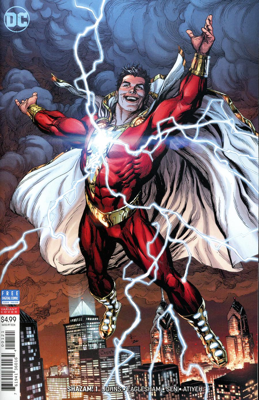 SHAZAM Vol 2 #1 Cover B Variant Gary Frank Cover