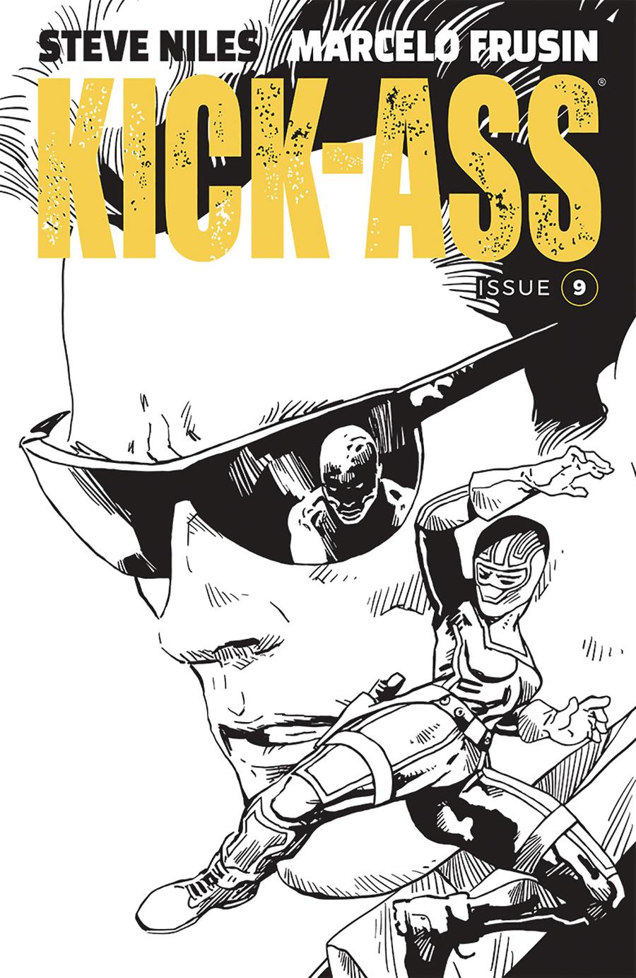 Kick-Ass Vol 4 #9 Cover B Variant Marcelo Frusin Sketch Cover