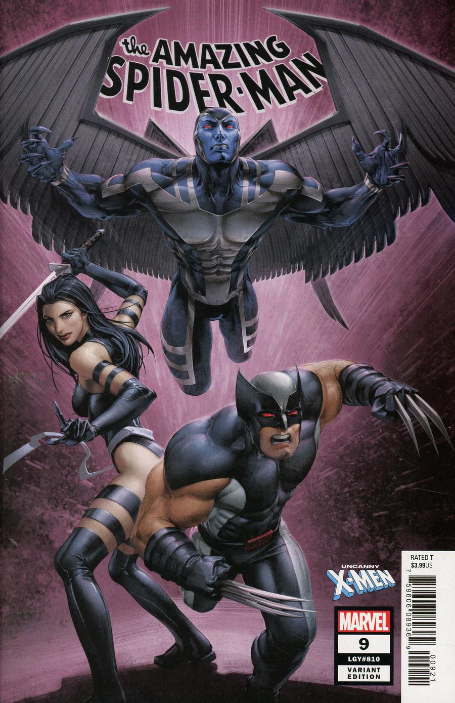 Amazing Spider-Man Vol 5 #9 Cover B Variant Clayton Crain Uncanny X-Men Cover