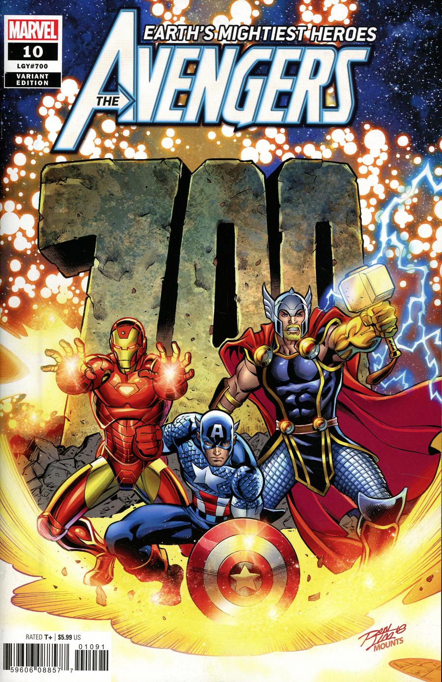 Avengers Vol 7 #10 Cover C Variant Ron Lim Cover (#700)