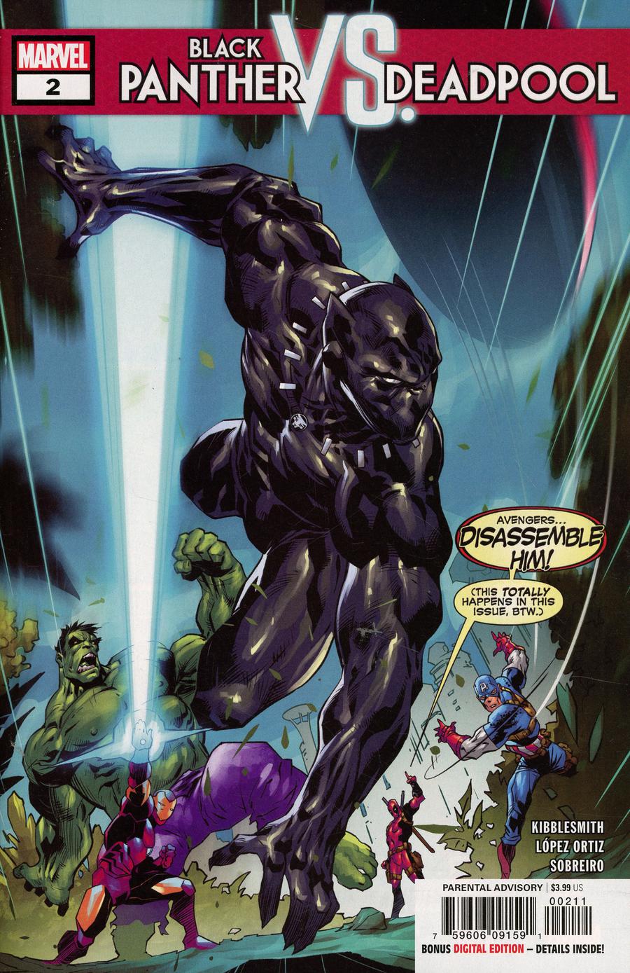 Black Panther vs Deadpool #2 Cover A Regular Ryan Benjamin Cover