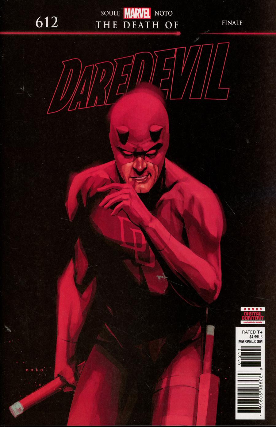 Daredevil Vol 5 #612 Cover A 1st Ptg Regular Phil Noto Cover