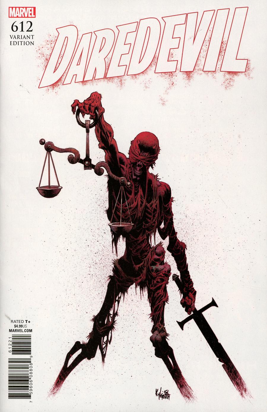 Daredevil Vol 5 #612 Cover B Variant Kyle Hotz Cover