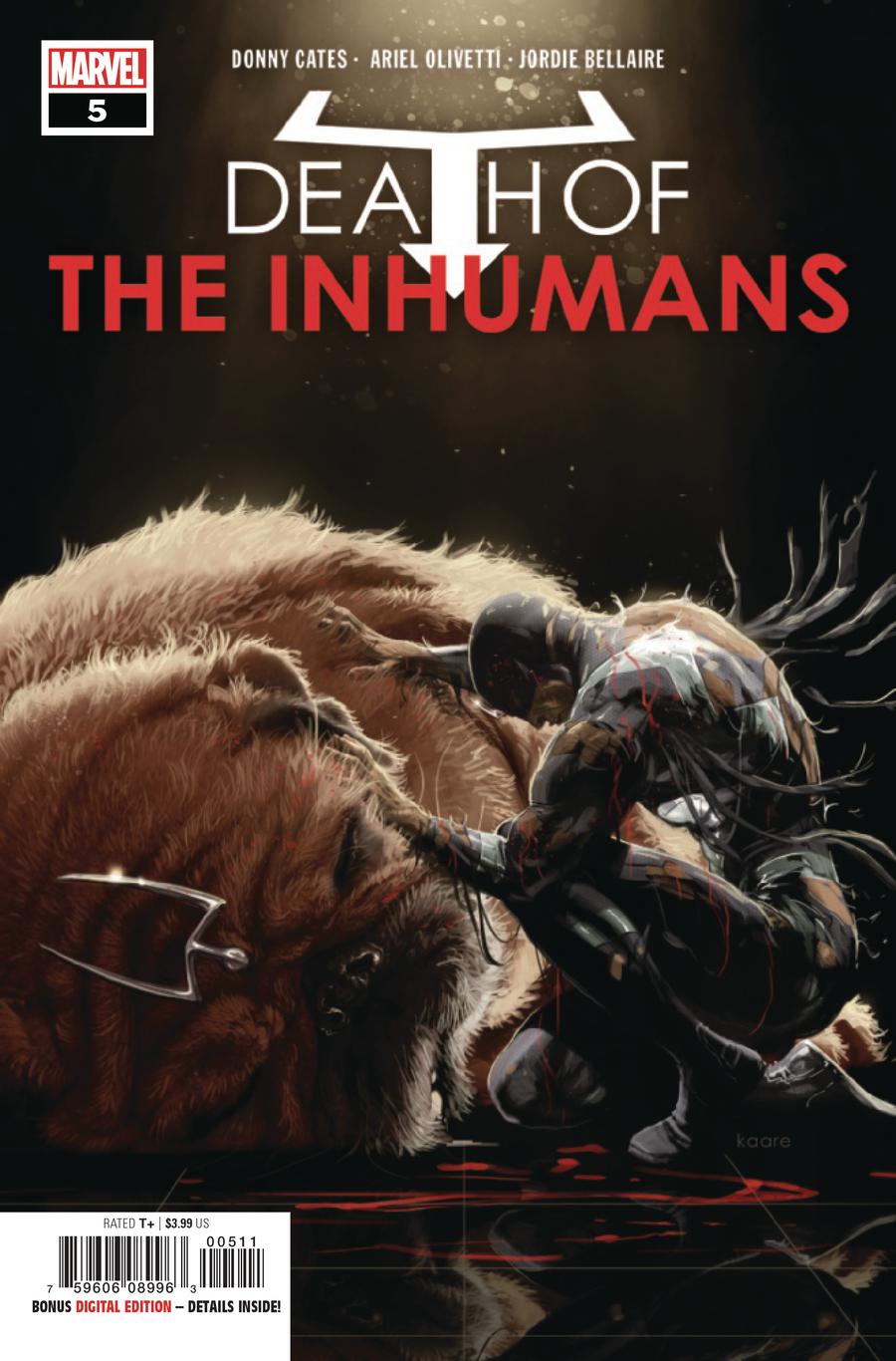 Death Of The Inhumans #5 Cover A Regular Kaare Andrews Cover