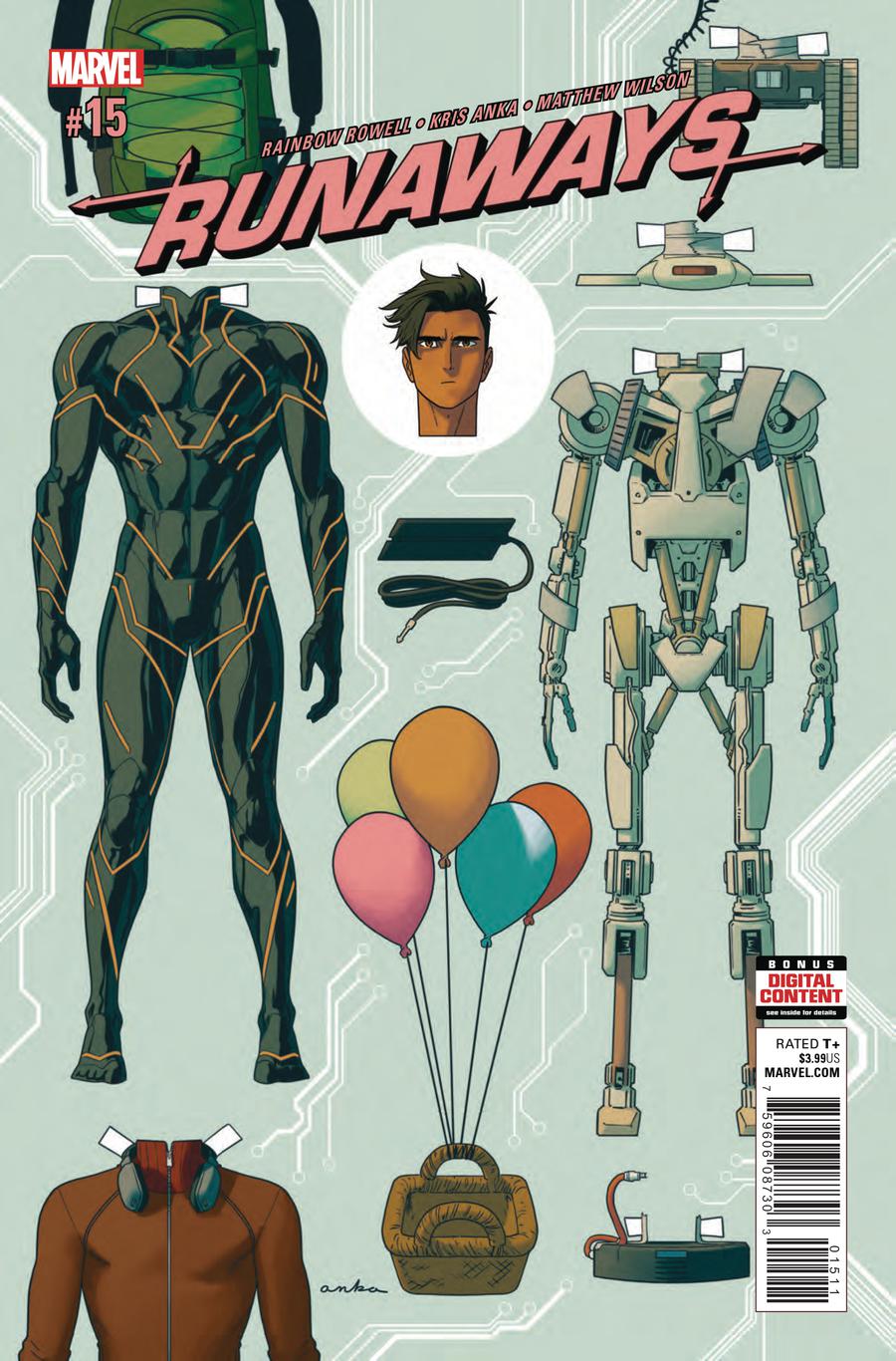 Runaways Vol 5 #15 Cover A Regular Kris Anka Cover