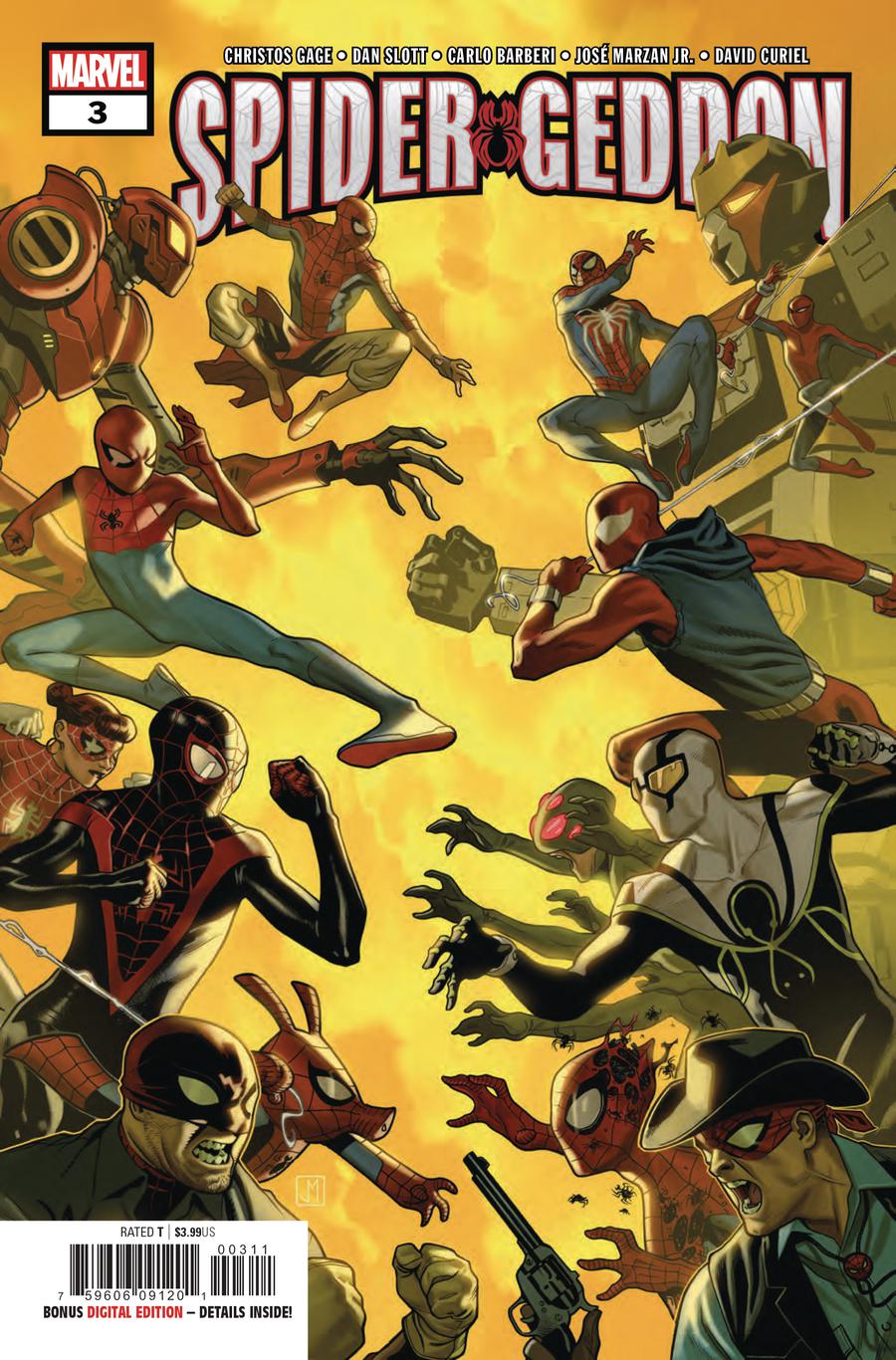 Spider-Geddon #3 Cover A 1st Ptg Regular Jorge Molina Cover