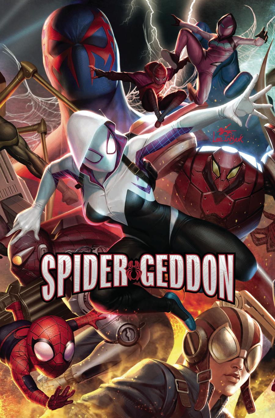 Spider-Geddon #3 Cover B Variant In-Hyuk Lee Connecting Cover (3 Of 5)