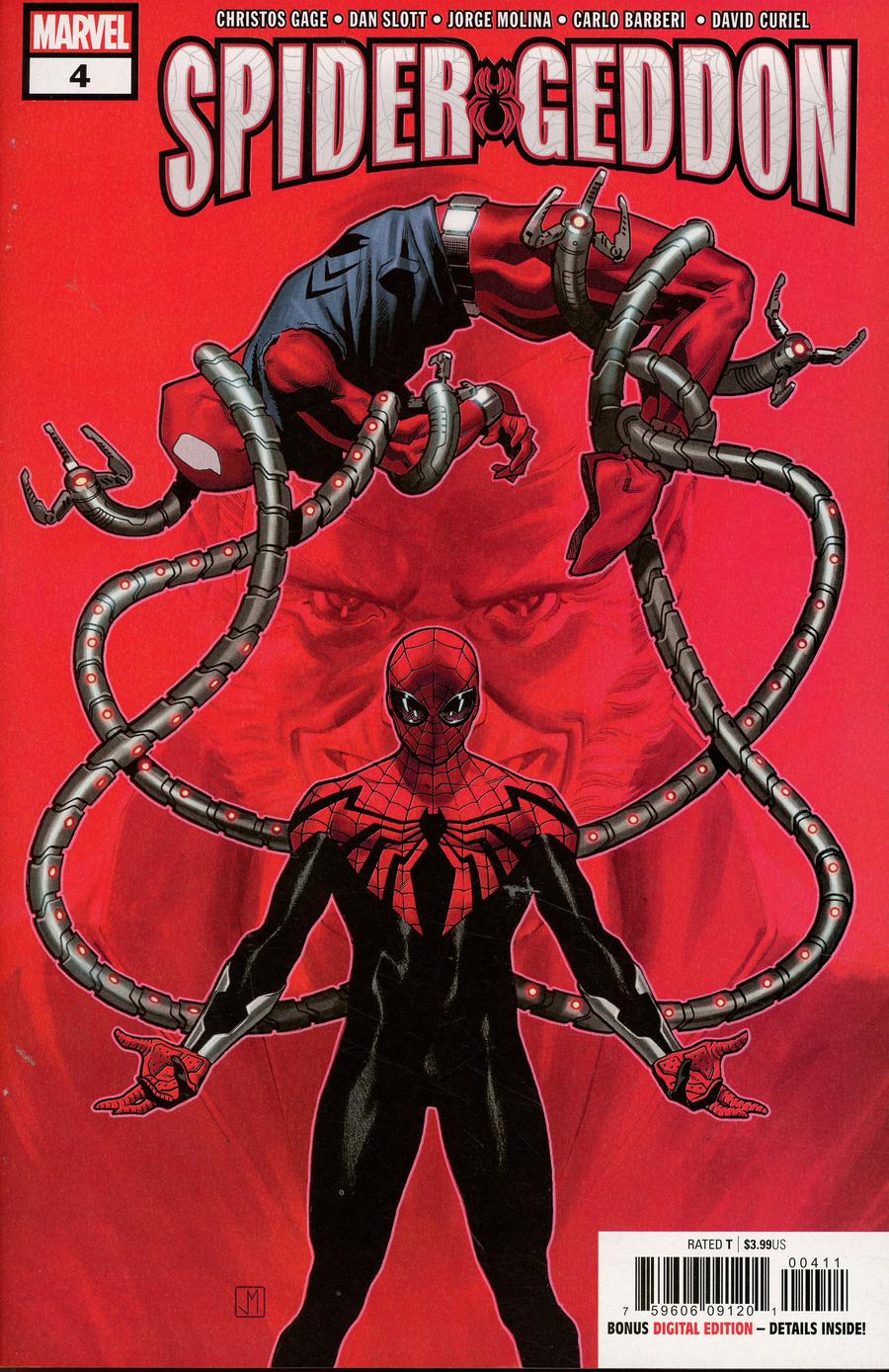 Spider-Geddon #4 Cover A 1st Ptg Regular Jorge Molina Cover