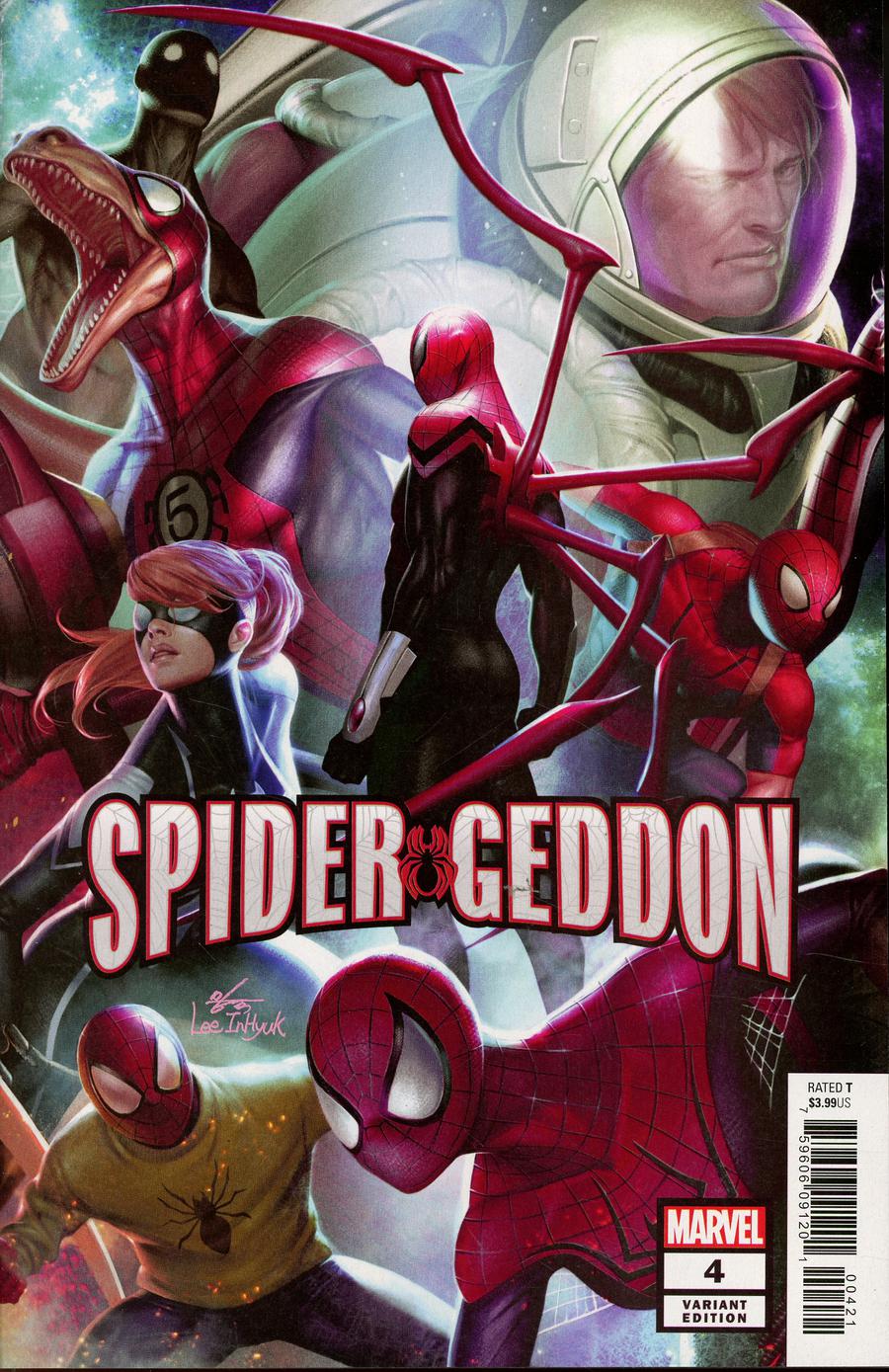 Spider-Geddon #4 Cover B Variant In-Hyuk Lee Connecting Cover (4 Of 5)