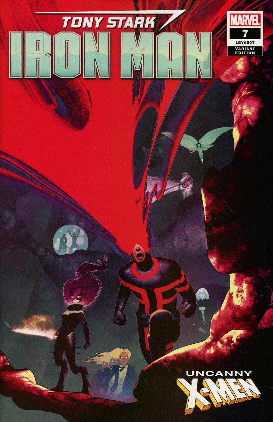 Tony Stark Iron Man #7 Cover B Variant Uncanny X-Men Cover