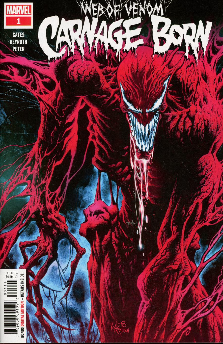 Web Of Venom Carnage Born #1 Cover A Regular Kyle Hotz Cover