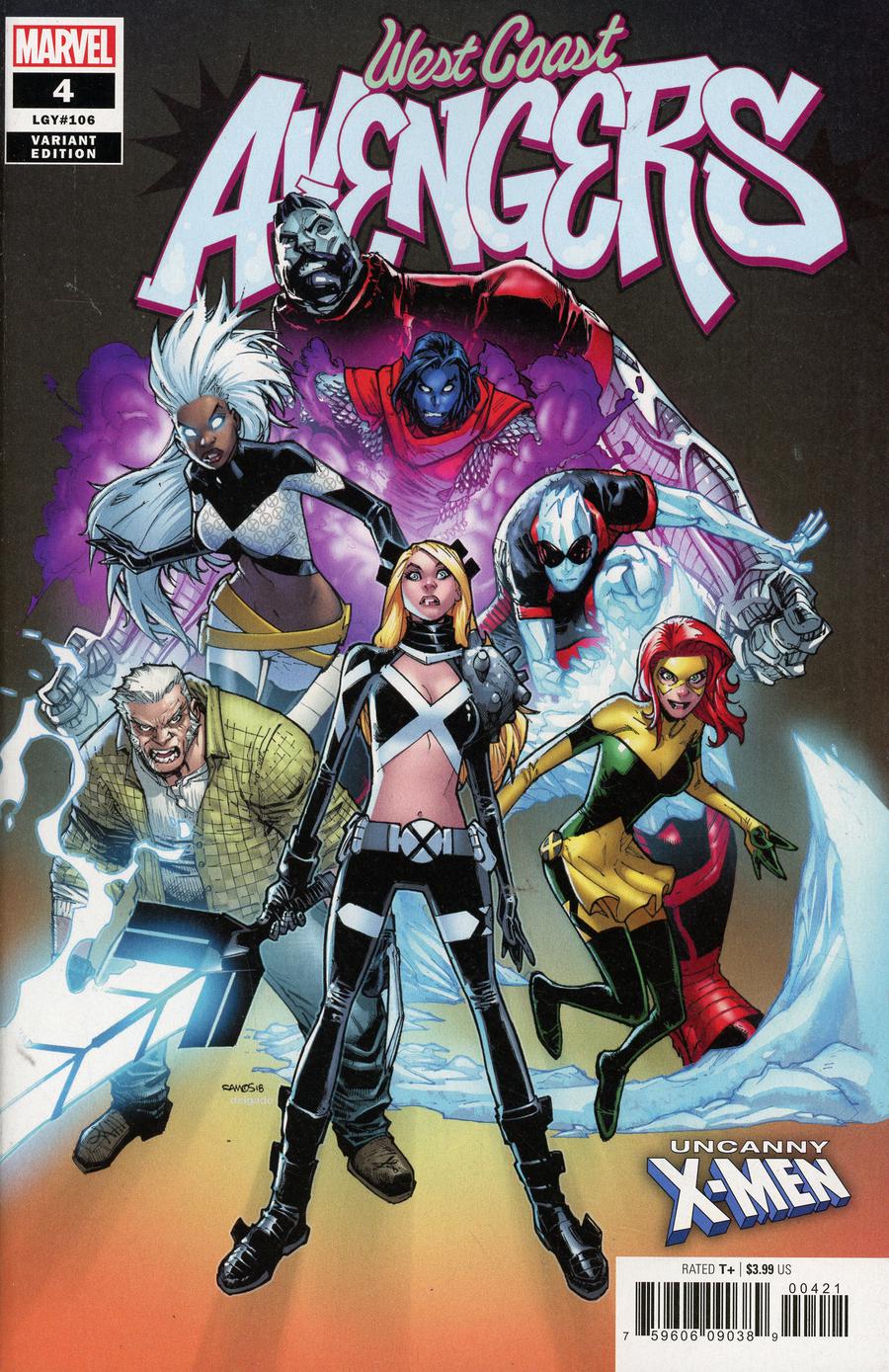 West Coast Avengers Vol 3 #4 Cover B Variant Uncanny X-Men Cover