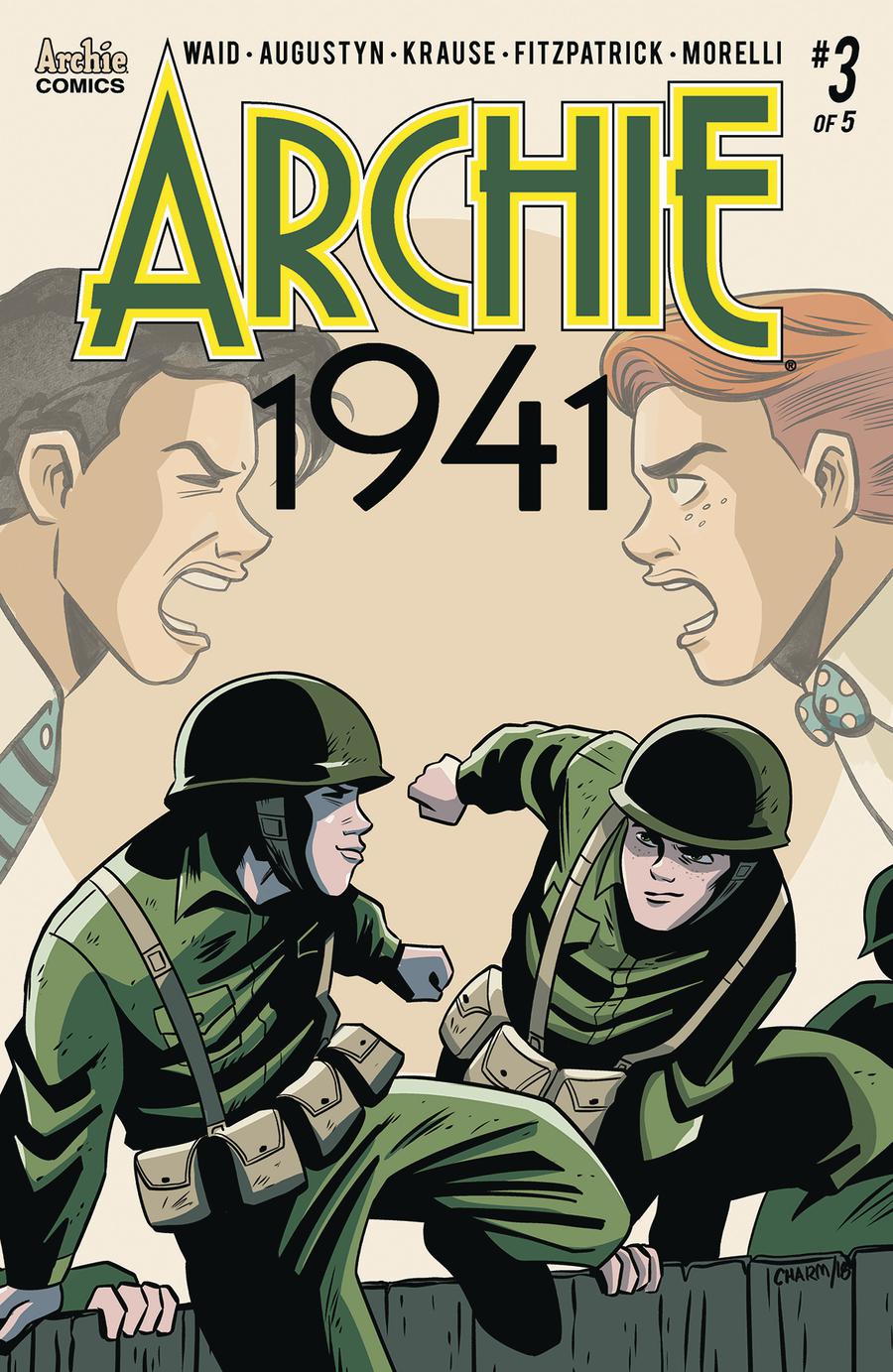 Archie 1941 #3 Cover B Variant Derek Charm Cover