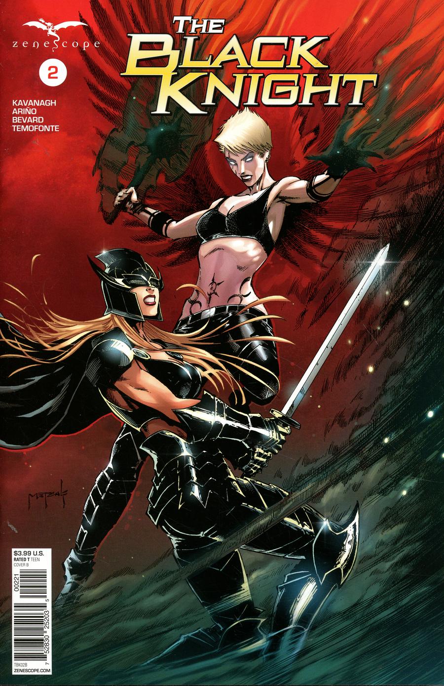 Grimm Fairy Tales Presents Black Knight #2 Cover B Jason Metcalf