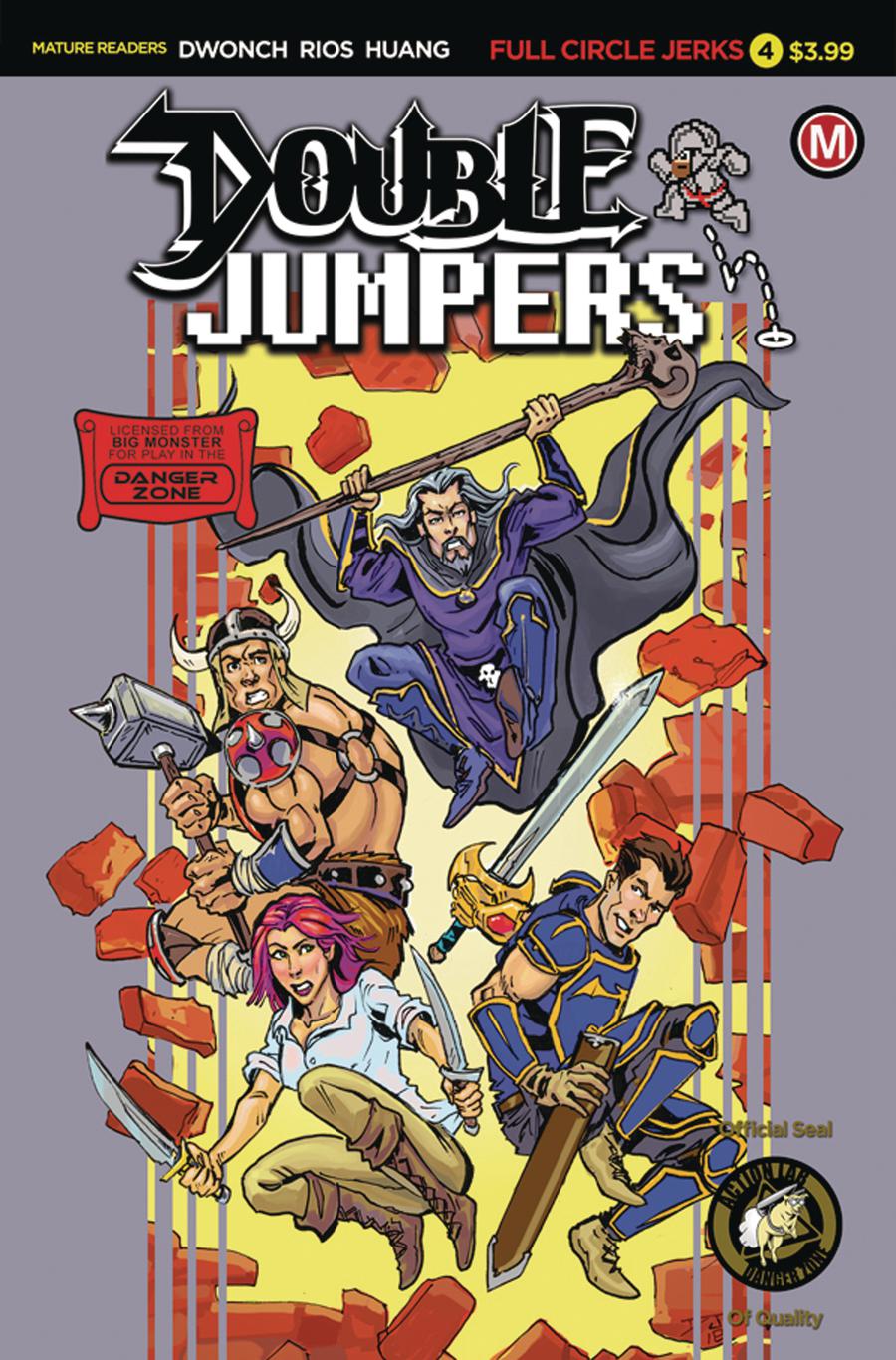 Double Jumpers Full Circle Jerks #4 Cover B Variant Daniel J Logan Cover